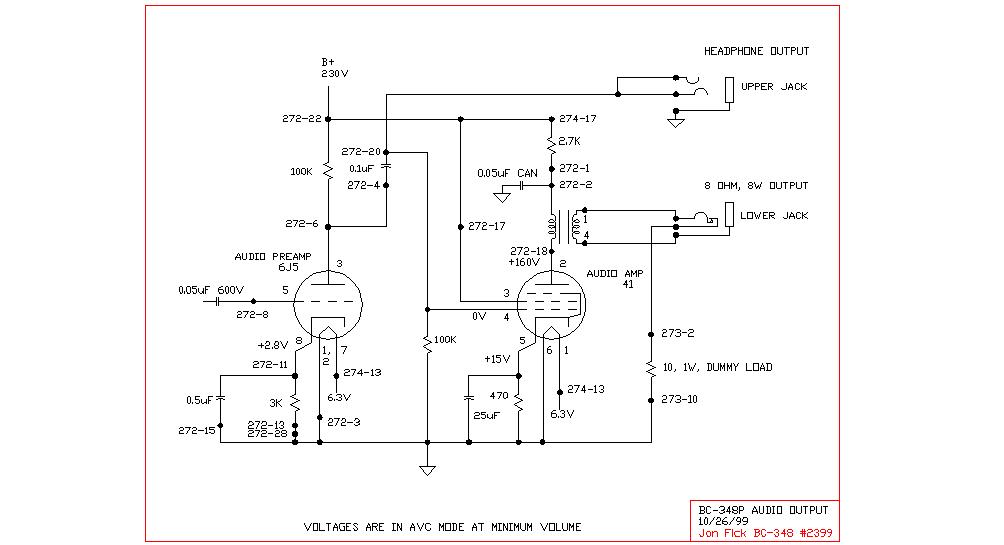 BC-348-P Shortwave Receiver photos and schematics wiring half hot schematic 